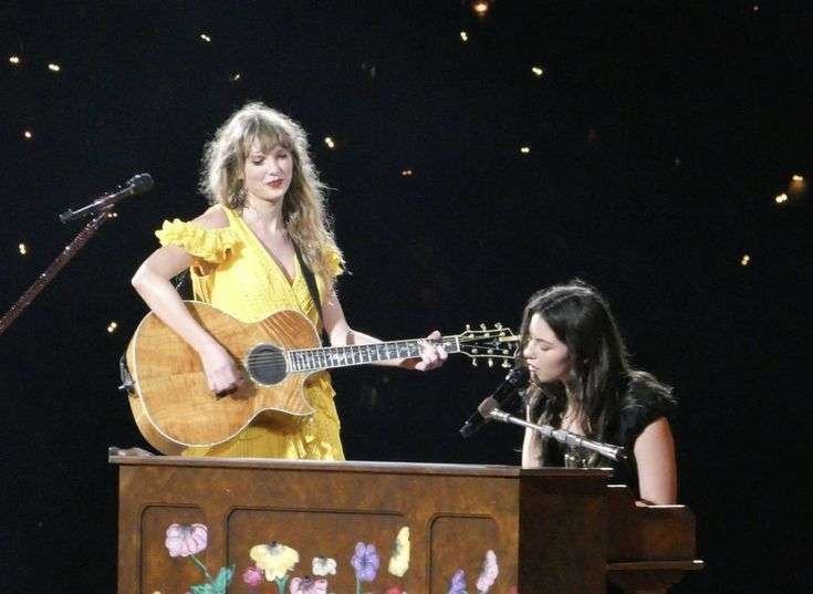 Gracie Abrams and Taylor Swift performance on Eras Tour