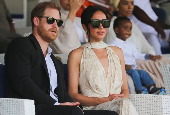 Meghan "Markle" and Prince Charles in Nigeria