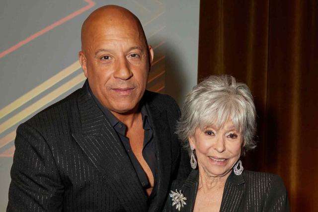 Vin Diesel Pays Heartfelt Tribute to Rita Moreno at Gala, Acknowledging Her Impact on His Career