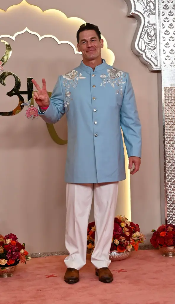 John Cena in his Indian Outfit